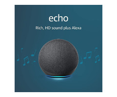 New Echo 4th Gen with Ring Stick Up Cam Battery White | free-classifieds-usa.com - 2