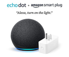Echo Dot (4th Gen) + Amazon Smart Plug | Charcoal | free-classifieds-usa.com - 2