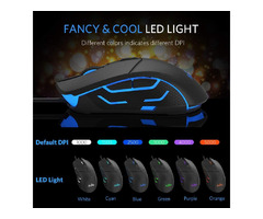 Fiodio Wired Gaming Mouse 5500 DPI Breathing Light | free-classifieds-usa.com - 1