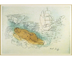 Bather Original Etching and Aquatint by Raoul Dufy | free-classifieds-usa.com - 2