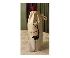Cotton Drawstring Bag Cotton Gift Bag Velvet Wine Packing Bag  | free-classifieds-usa.com - 4