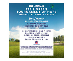 2nd Annual Tournament of Hope to benefit St. Matthews House | free-classifieds-usa.com - 1