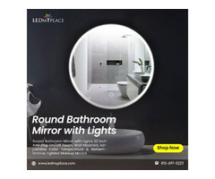 Find Out Round Bathroom Mirror with Lights at an Affordable Price  | free-classifieds-usa.com - 1