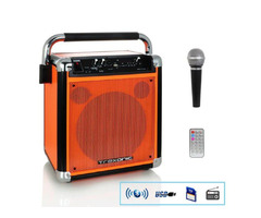 Trexonic Wireless Portable Party Speaker With USB Recording, FM Radio & Microphone | free-classifieds-usa.com - 1
