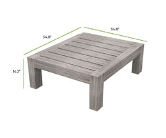 Outdoor Aluminium Square Coffee Table | Cozy Corner Patios | free-classifieds-usa.com - 1