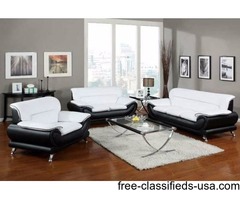 Orel Leather 2PCs Livingroom (Sofa + Loveseat) | free-classifieds-usa.com - 1