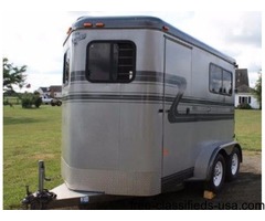 2001 HAWK - 2 horse straight load Hawk Horse Trailer with Ramp | free-classifieds-usa.com - 1