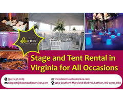 Stage and Tent Rental in Virginia for All Occasions | free-classifieds-usa.com - 1