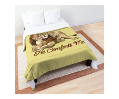 "He Comforts Me" Comforter | free-classifieds-usa.com - 1