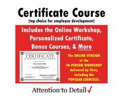 Attention to Detail Online Courses | free-classifieds-usa.com - 1