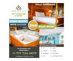 Fully furnished King Suit Room with Jacuzzi  Available for rent in Williamsburg, IA.  | free-classifieds-usa.com - 1