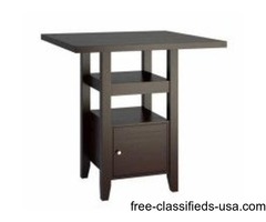 Bistro Counter Height Dining Table with Cabinet | free-classifieds-usa.com - 1