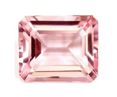 Emerald Cut Pink Morganite Gemstone For Sale | free-classifieds-usa.com - 1