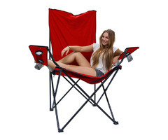 Giant Kingpin Folding Chair | Folds Up Compactly – Custom Folding Wagons | free-classifieds-usa.com - 1