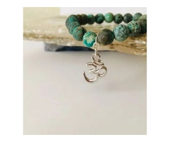 Buy OM Turquoise Mala Bracelet From Kumara Institute | free-classifieds-usa.com - 1