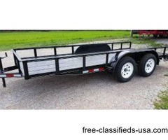 New 2017 HD Model 16ft Utility Trailer w/ Channel Frame | free-classifieds-usa.com - 1