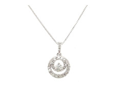Buy 1/5ctw Circle-In-Circle Diamond Pendant/Chain  | free-classifieds-usa.com - 1