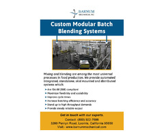 Custom Modular Batch Blending Systems-Barnum Mechanical | free-classifieds-usa.com - 1