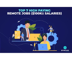 Top 7 High Paying Remote Jobs in Tech - Syntax Technologies | free-classifieds-usa.com - 1