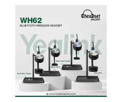 YEALINK - WH62 - DUAL DECT - BLUETOOTH WIRELESS HEADSET - BLACK | free-classifieds-usa.com - 1