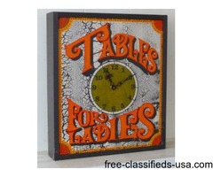 CLOCK - Tables for Ladies | free-classifieds-usa.com - 1