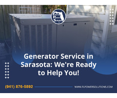 Sarasota Generator Service: We're More Than Just Generators | free-classifieds-usa.com - 1