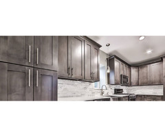 Kitchen cabinet collection in greystone shaker style.		 | free-classifieds-usa.com - 1
