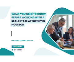 What You Need To Know Before Working With A Real Estate Attorney Houston | free-classifieds-usa.com - 1