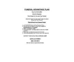 Plan & Fund Your Funeral With A Funeral Advantage Plan | free-classifieds-usa.com - 1