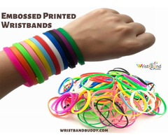 Embossed Printed Wristbands -WristBand Buddy | free-classifieds-usa.com - 1