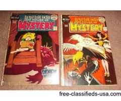 HOUSE OF MYSTERY 201 & 203 1972 DC Comics Bronze Age Horror Lot | free-classifieds-usa.com - 1