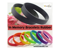 In Memory Bracelets Rubber - WristBand Buddy | free-classifieds-usa.com - 1