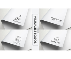I will design modern minimalist dog cat pet bird animal boho botanical logo | free-classifieds-usa.com - 1