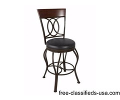 Dark Brown Bonded Leather Bar-stool | free-classifieds-usa.com - 1