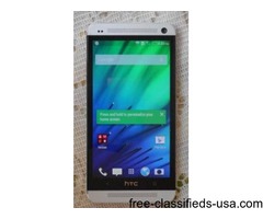 Like New HTC One M7 Silver 32GB Verizon Wireless Clear ESN | free-classifieds-usa.com - 1