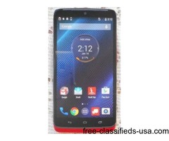 Motorola Droid Turbo XT1254 New Without Box Verizon Red Clear ESN | free-classifieds-usa.com - 1