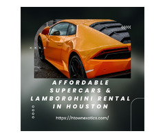 Affordable Supercars & Lamborghini Rental in Houston | free-classifieds-usa.com - 1
