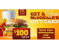 Im giving away $100 mcdonalds gift card for those in need | free-classifieds-usa.com - 1