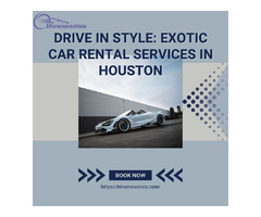 Drive in Style: Exotic Car Rental Services in Houston | free-classifieds-usa.com - 1