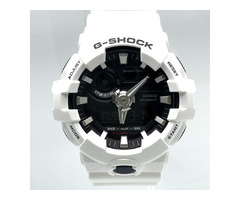 Casio G-Shock Frontbutton Resin Ad White/Black | free-classifieds-usa.com - 1