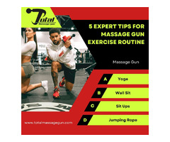 5 Expert Tips for Massage Gun Exercise Routine | free-classifieds-usa.com - 1