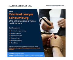 Best Criminal Lawyer Schaumburg Who Will Protect Your-Rights and Interests-Marder and Seidler Law Fi | free-classifieds-usa.com - 1