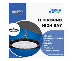LED Round High Bay | 150 Watt | Black Housing| 3 Year Warranty - Nothing But LEDs | free-classifieds-usa.com - 2