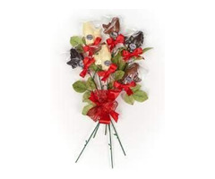 Long stem Gourmet Chocolate Roses, 1/2 dozen | free-classifieds-usa.com - 1