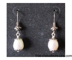 Sterling silver pearl earrings | free-classifieds-usa.com - 1