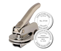 Public Weighmaster Handheld Seal Embosser - Engineer Seal Stamps | free-classifieds-usa.com - 1