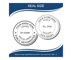 Public Weighmaster Handheld Seal Embosser - Engineer Seal Stamps | free-classifieds-usa.com - 3