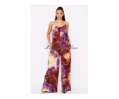 Verna Purple Yellow Palazzo Jumpsuit from Hot Style Online | free-classifieds-usa.com - 1
