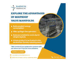 Explore the Advantages of Mixproof Valve Manifolds-Barnum Mechanical | free-classifieds-usa.com - 1