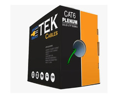 Cat6 Plenum 1000FT Ethernet Cable Solid Conductor UTP  | free-classifieds-usa.com - 1